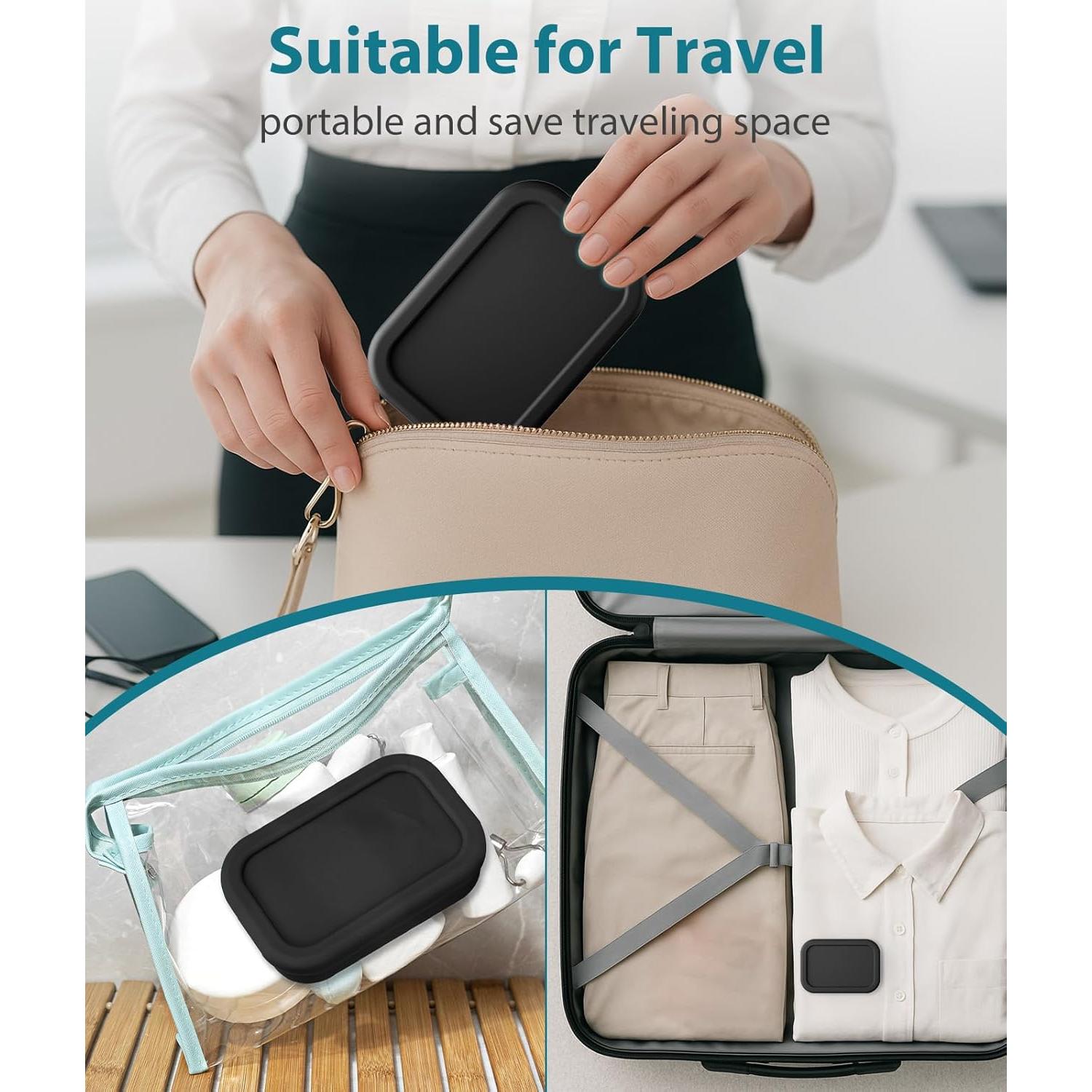 Funda de Jabón de Viaje Quatish Grande a Prueba de Fugas