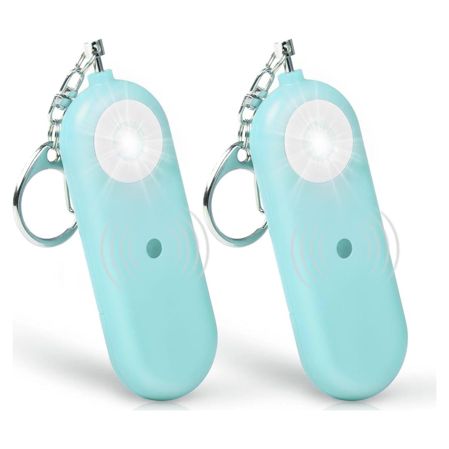 Alarma de Seguridad Personal MtMinn - Paquete de 2 Llaveros 130dB