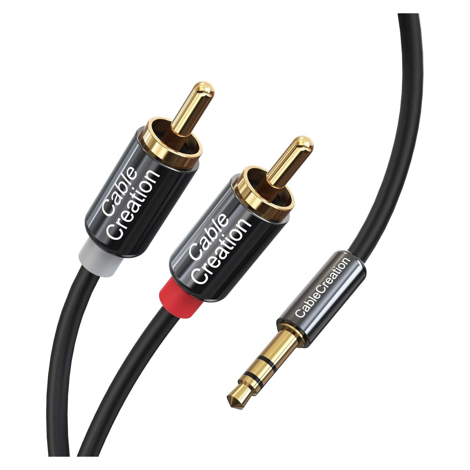 Cable RCA a 3.5mm CableCreation 1.07m Estéreo Y Audio