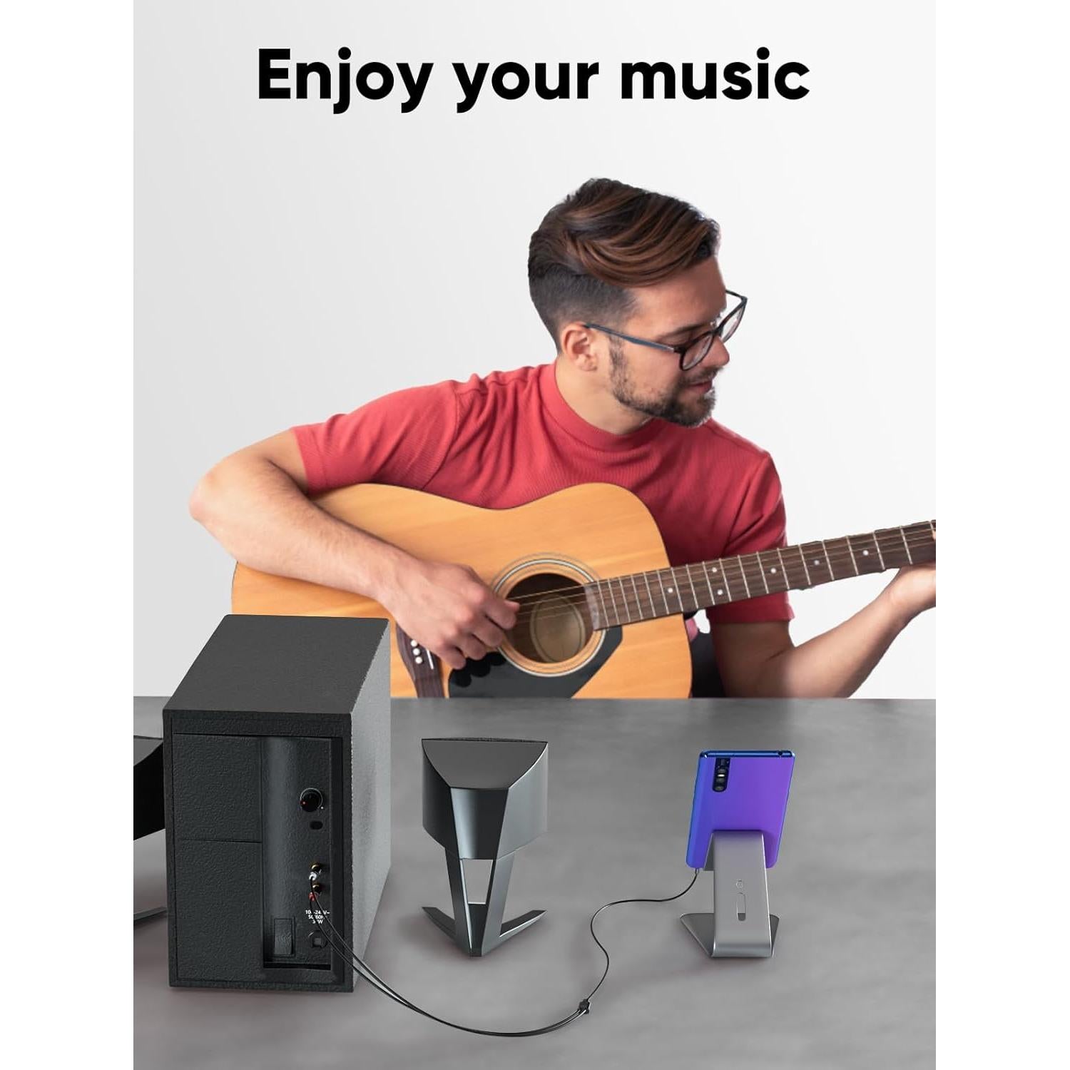 Cable RCA a 3.5mm CableCreation 1.07m Estéreo Y Audio