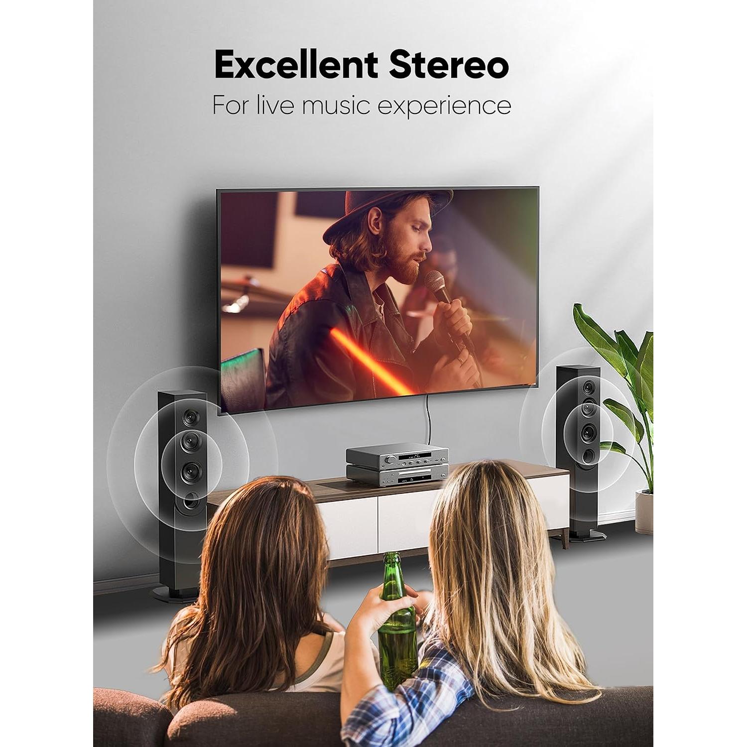 Cable RCA a 3.5mm CableCreation 1.07m Estéreo Y Audio