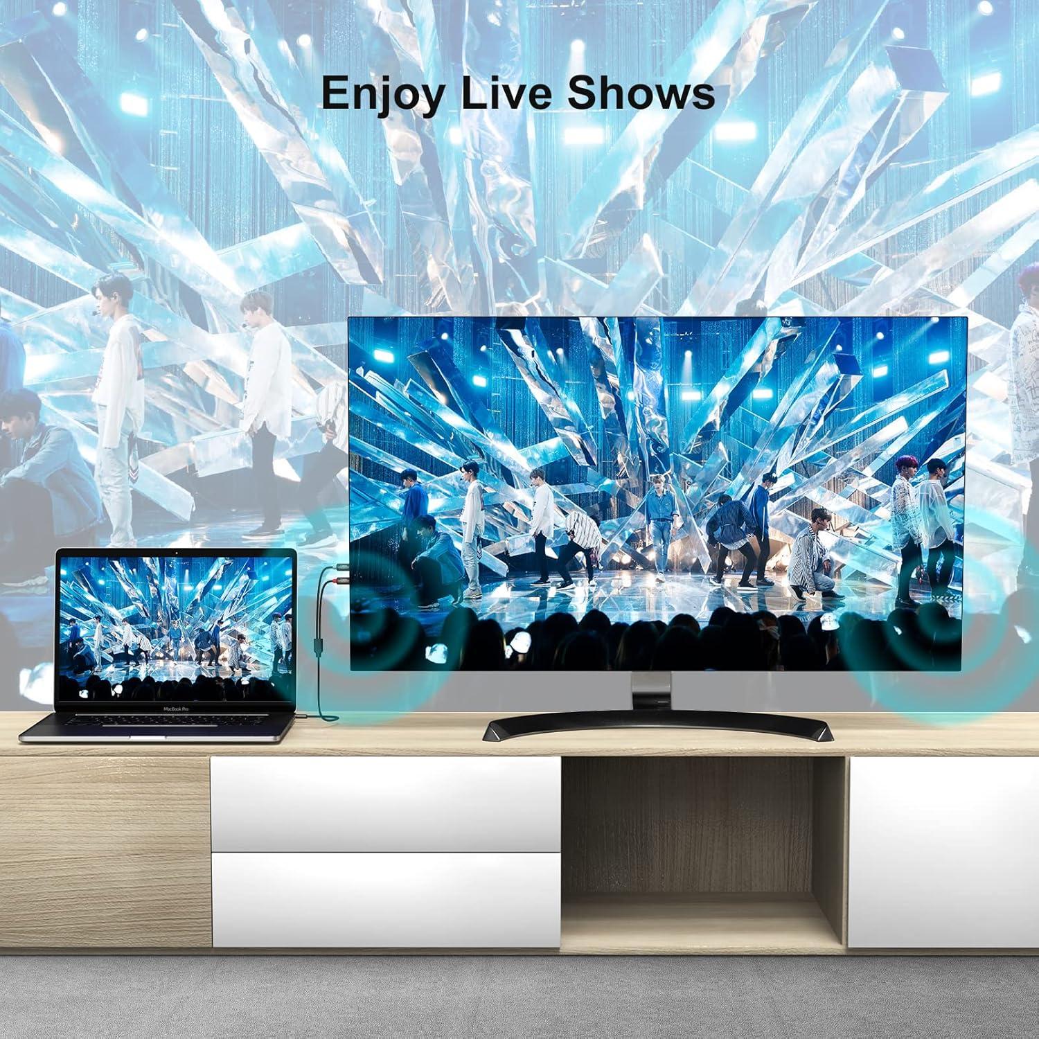 Cable RCA a 3.5mm CableCreation 1.07m Estéreo Y Audio