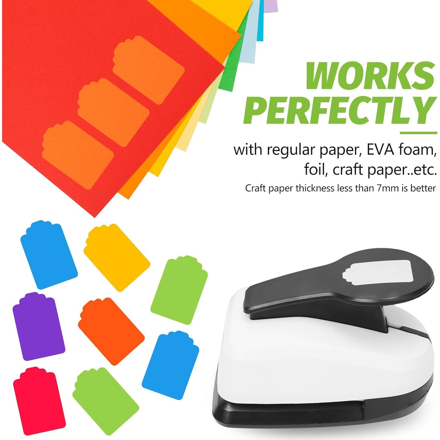 Troqueladora de Etiquetas UCEC 5.08 cm con Cuerda de Cáñamo 10 m