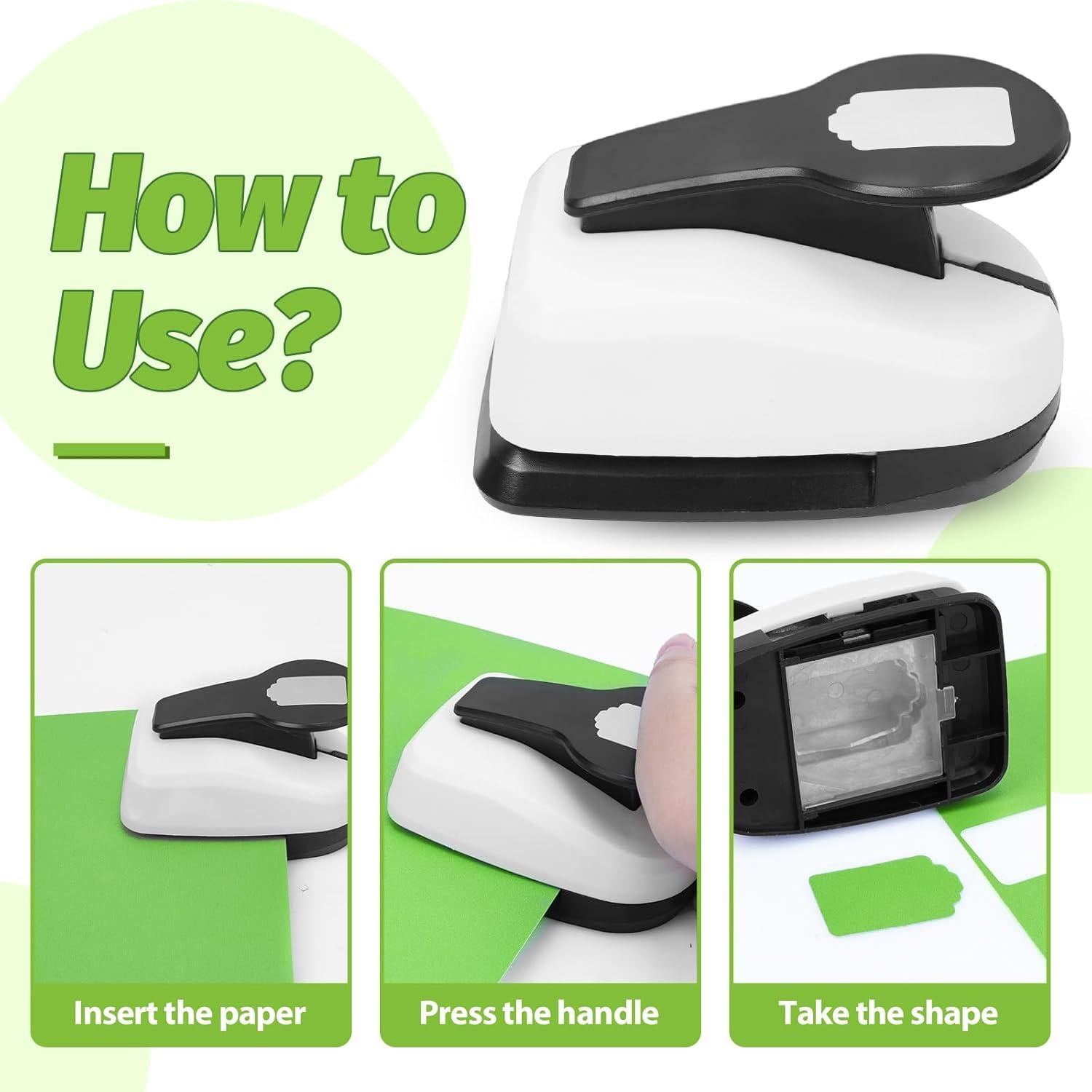 Troqueladora de Etiquetas UCEC 5.08 cm con Cuerda de Cáñamo 10 m