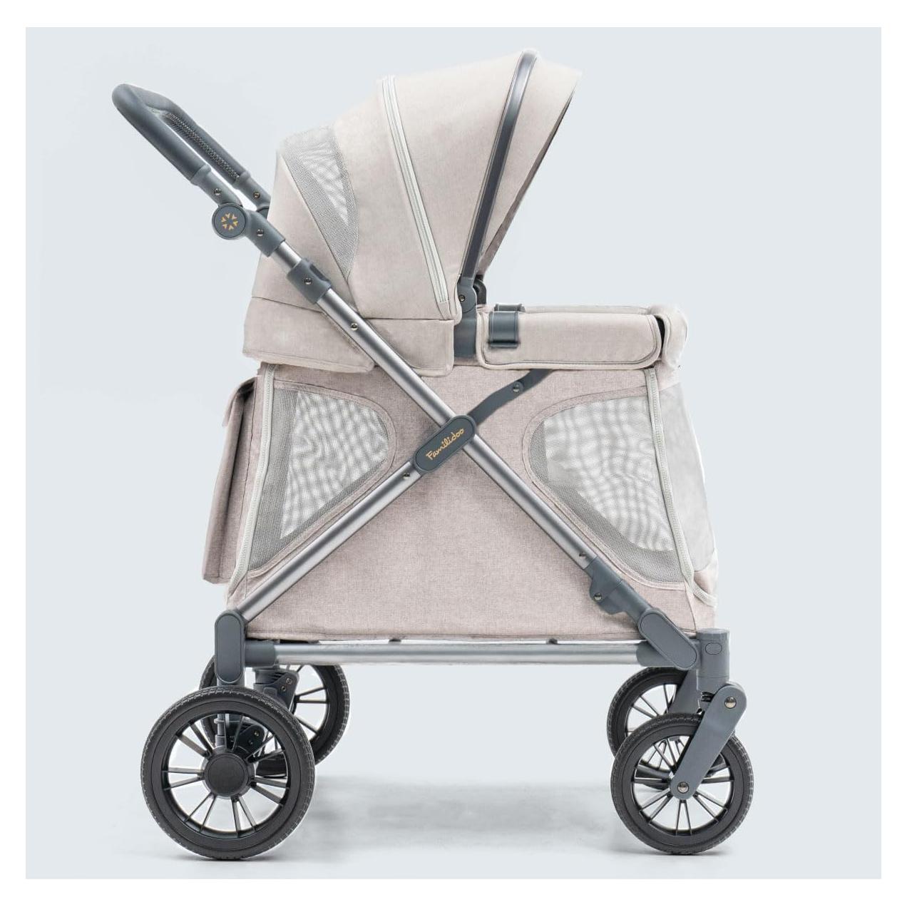 Carro Multifuncional Familidoo Q1 - Plegable y Ligero para Niños y Mascotas - Soporta 60 kg