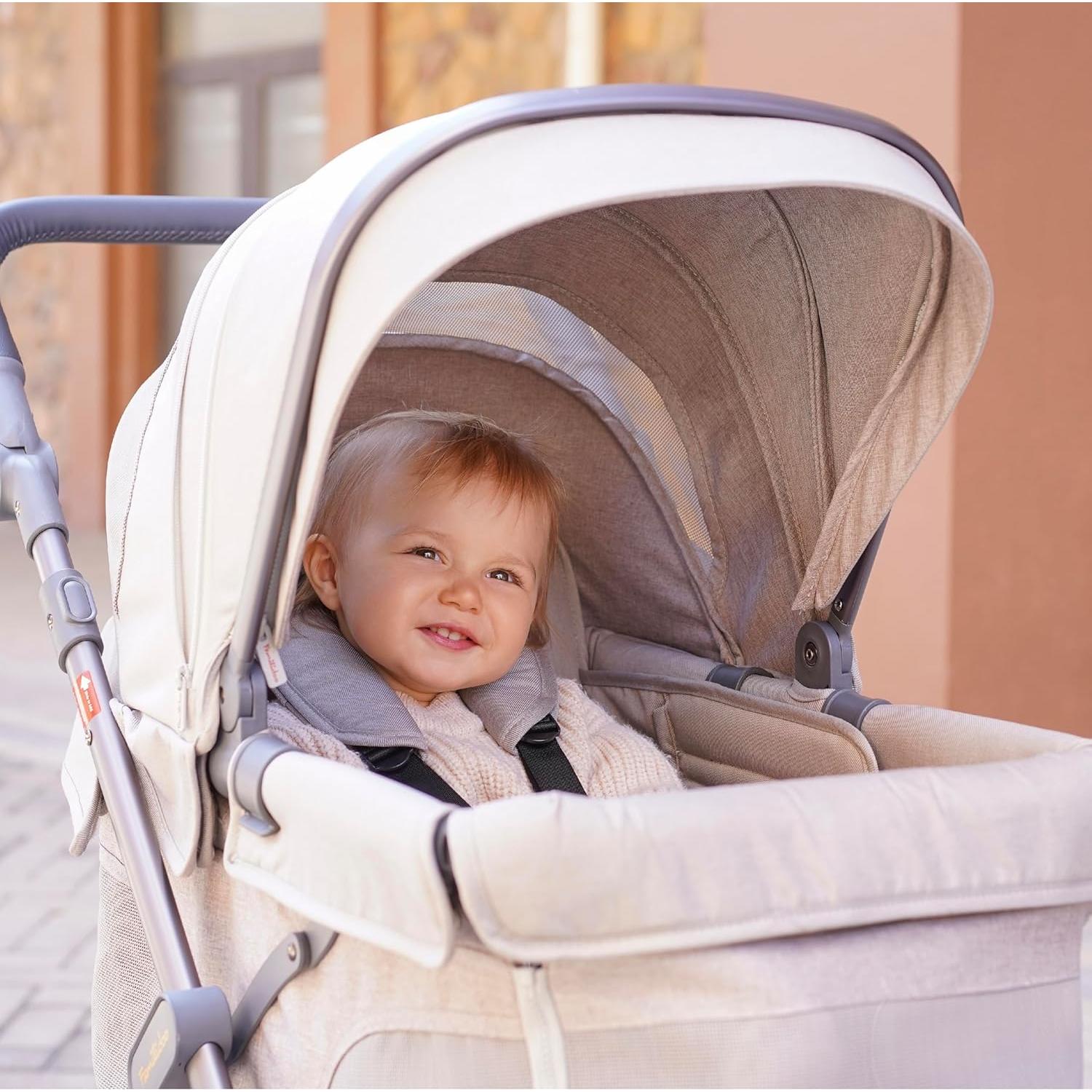 Carro Multifuncional Familidoo Q1 - Plegable y Ligero para Niños y Mascotas - Soporta 60 kg