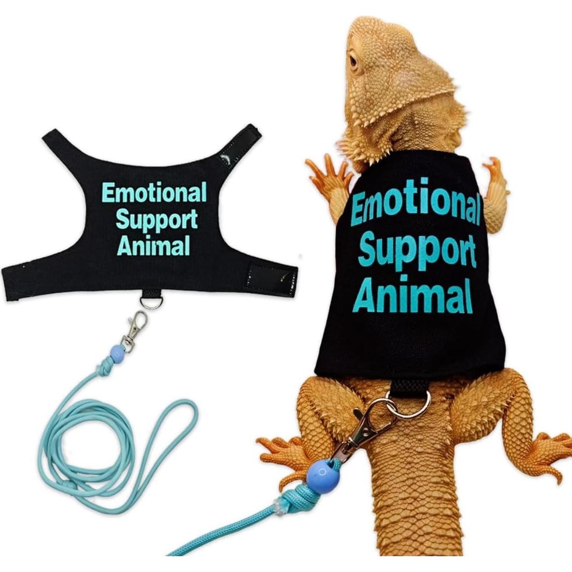 Ropa para Lagartos Barbudos Copfeu con Correa Azul 11.51 cm