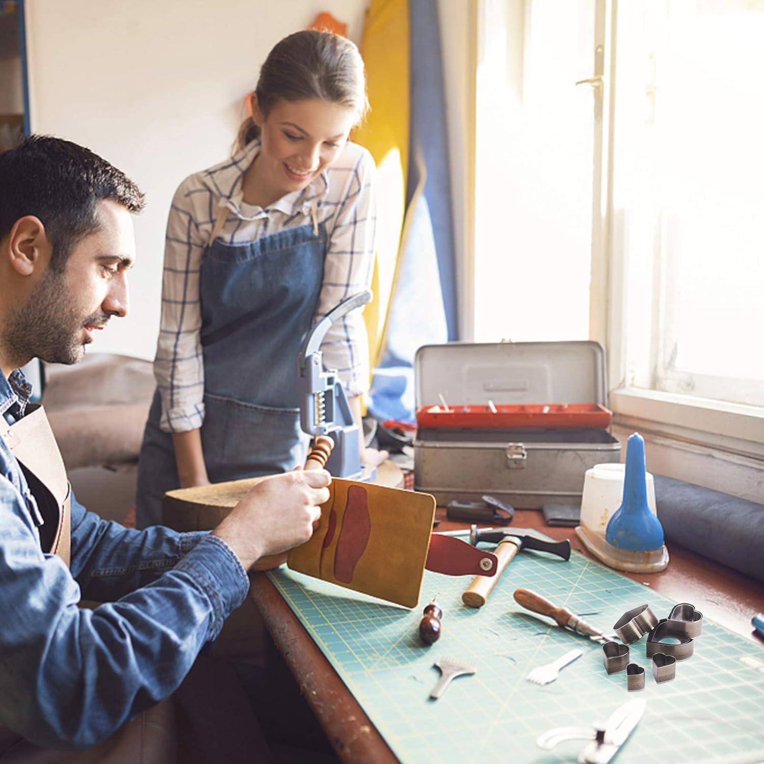 Juego de Cortadores de Perforación PH PandaHall 8 Pcs Corazón