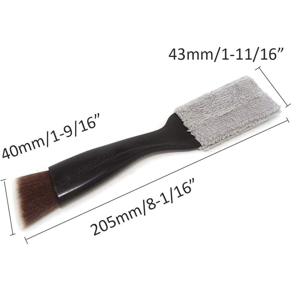 Cepillo de Limpieza Doble Cara Yueton Mini Portátil Negro