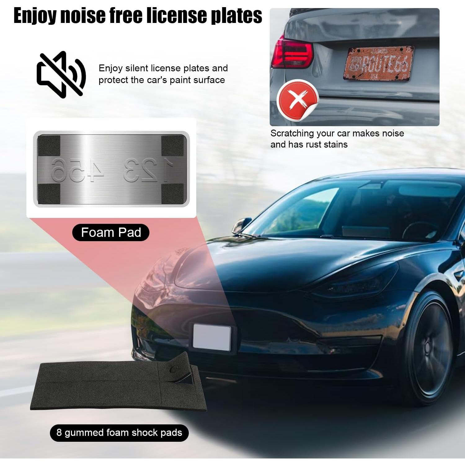 Conjunto de Tornillos Antirrobo M6 LivTee para Placas de Matrícula