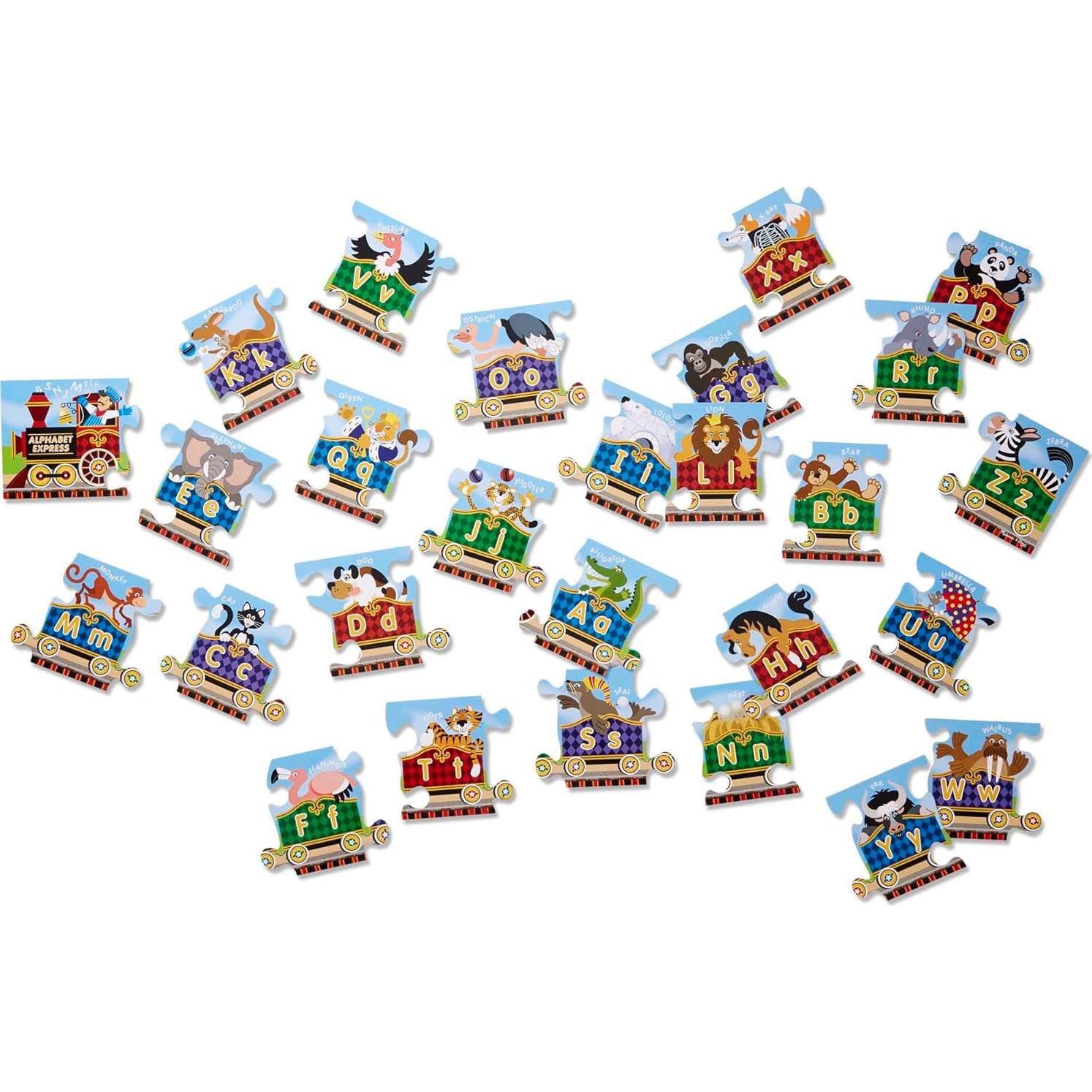 Rompecabezas de Piso Jumbo Alfabeto Expreso Melissa & Doug - 27 Piezas