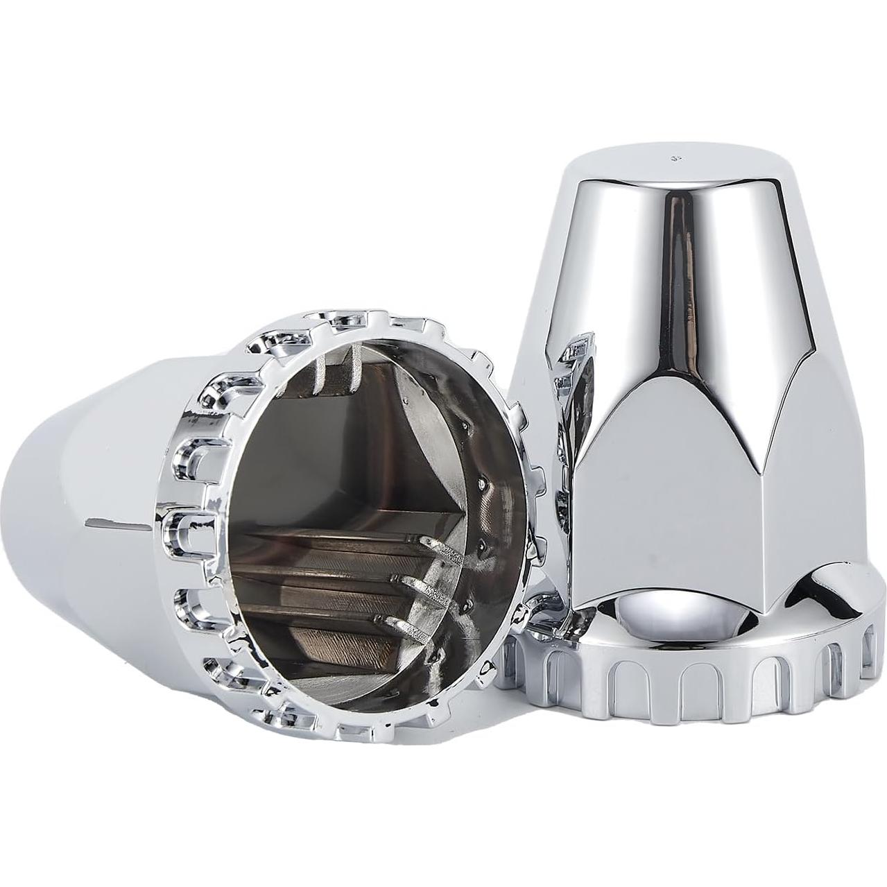 Cubiertas de Tuercas Cromadas ABS 33mm Cabtherlyn - Paquete de 20