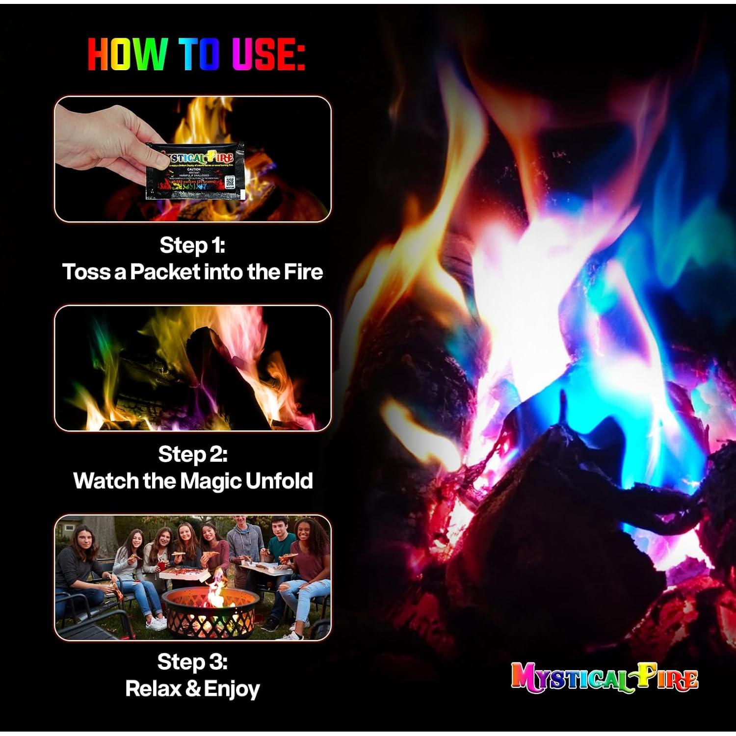 Paquete de 50 Paquetes de Fuego Mágico Mystical Fire