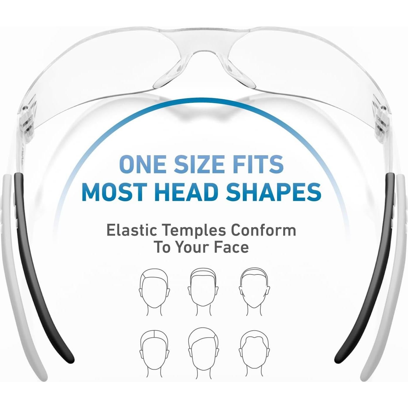 Gafas de Seguridad WFEANG ANSI Z87.1 Resistentes a Rayones - 30 Pares