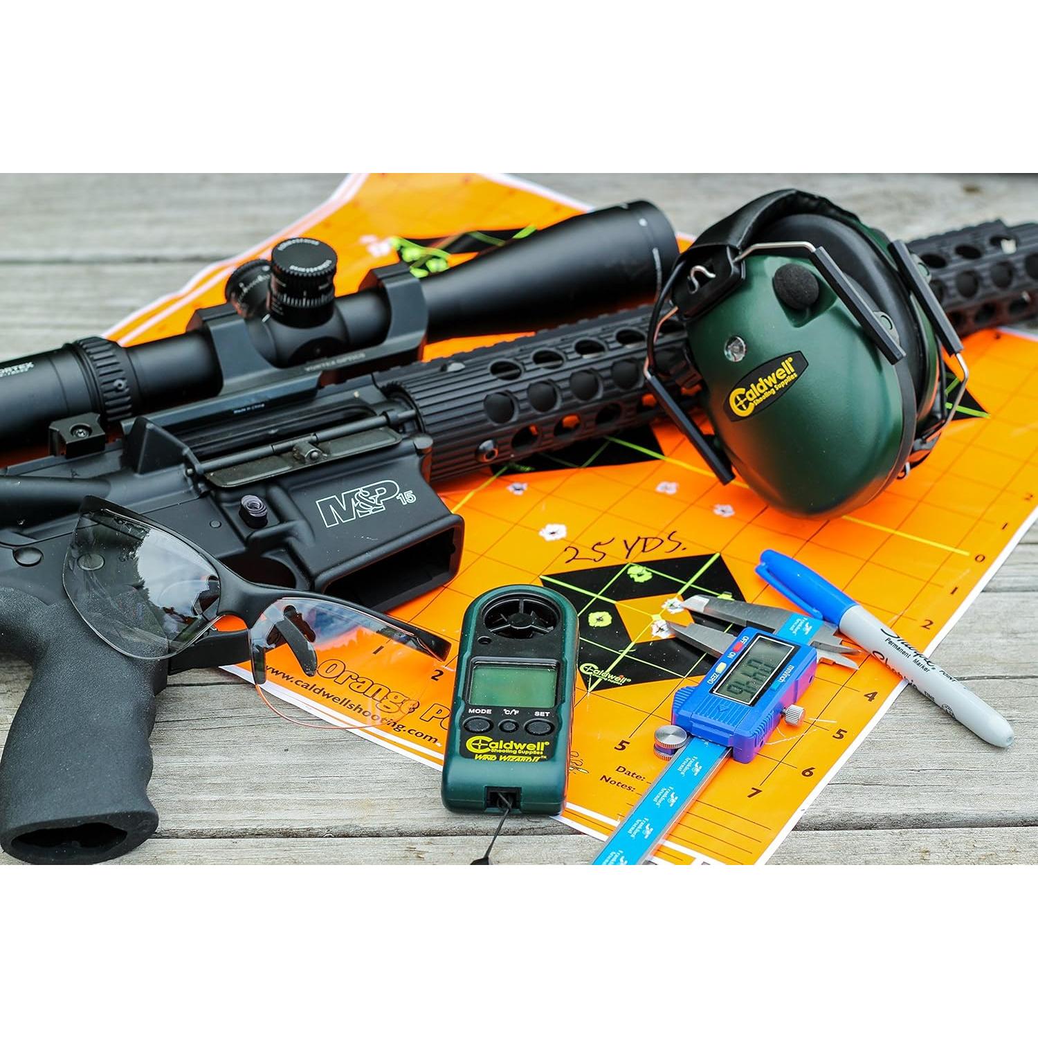 Gafas Caldwell Pro Ajustables con Lentes Claros para Tiro y Caza