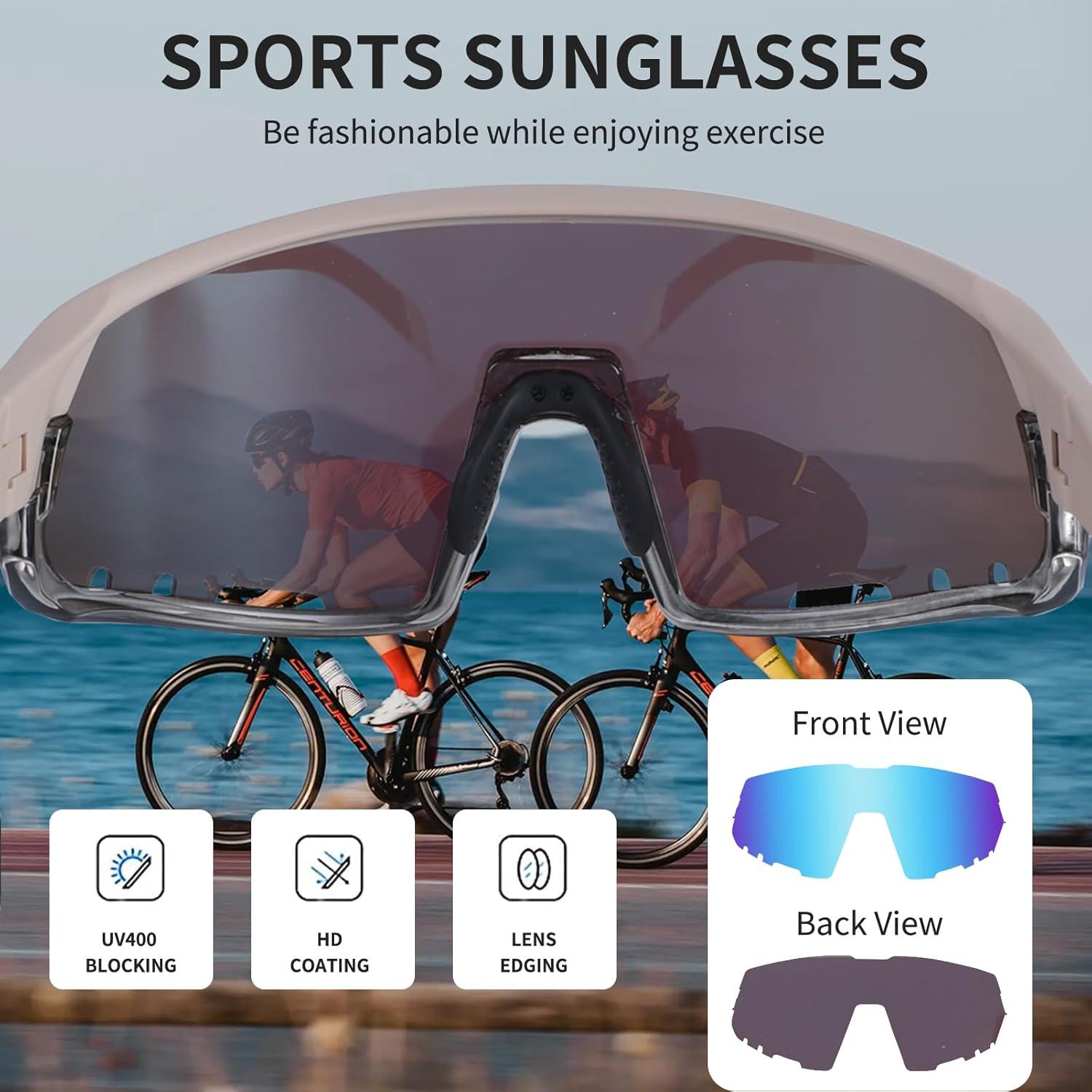 Gafas de Ciclismo BangLong UV400 para Hombres y Mujeres