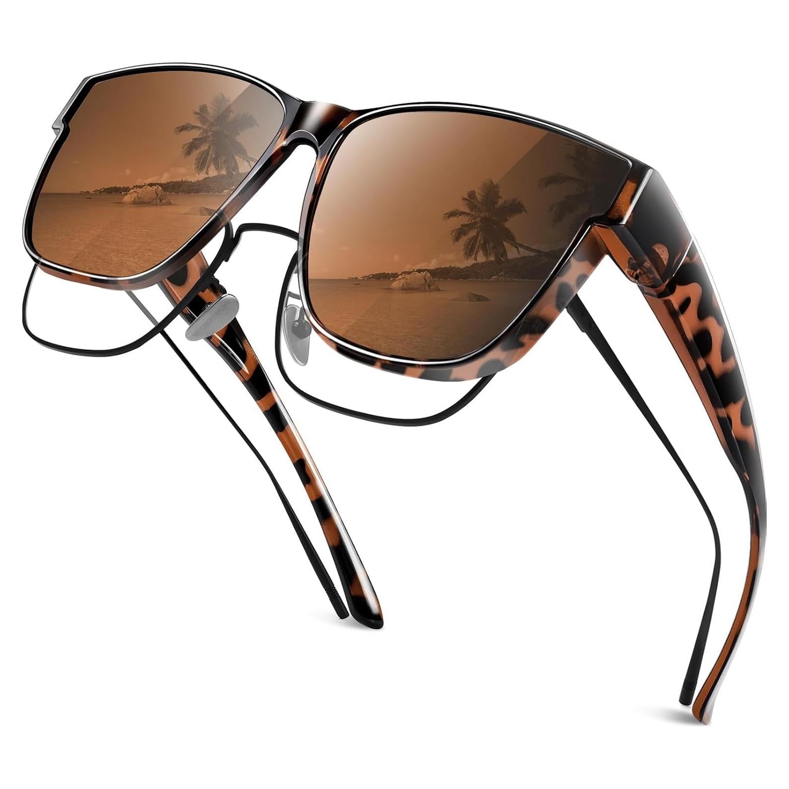 Gafas de sol polarizadas UV400 para usar sobre gafas - FO-12