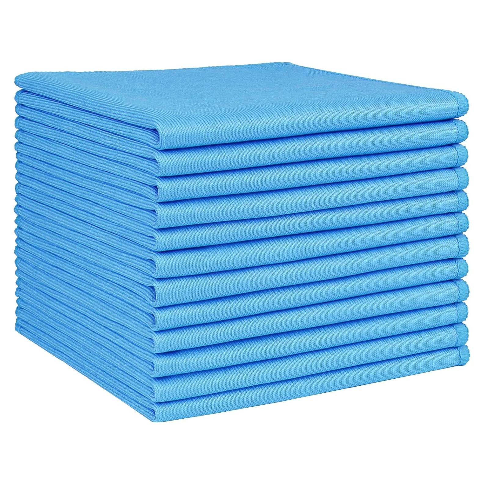 Paño de Limpieza de Microfibra HOMEXCEL 12 Piezas 30x30cm