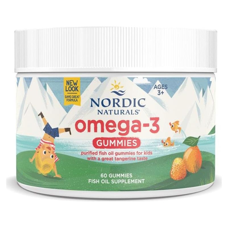 Gominolas Omega-3 Nordic Naturals Mandarina 60 Unidades 82 mg