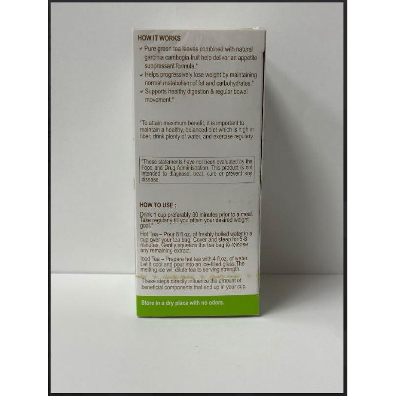 Té HYLEYS Garcinia Cambogia y Té Verde 25 Bolsitas Asortimento