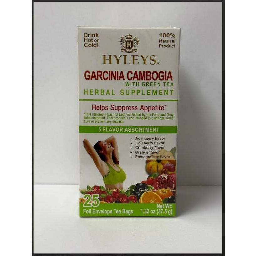 Té HYLEYS Garcinia Cambogia y Té Verde 25 Bolsitas Asortimento