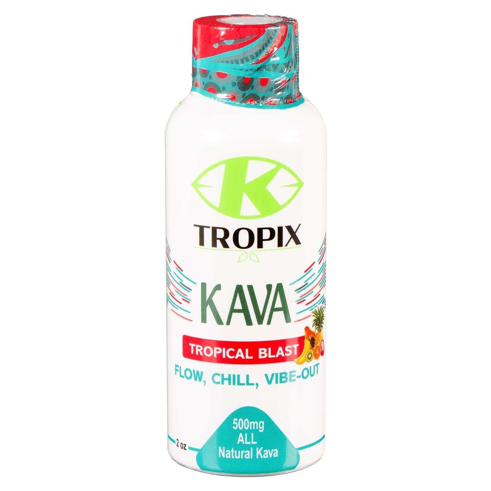 K-Tropix Shot de Kava Tropical 500mg - Suplemento Relajante
