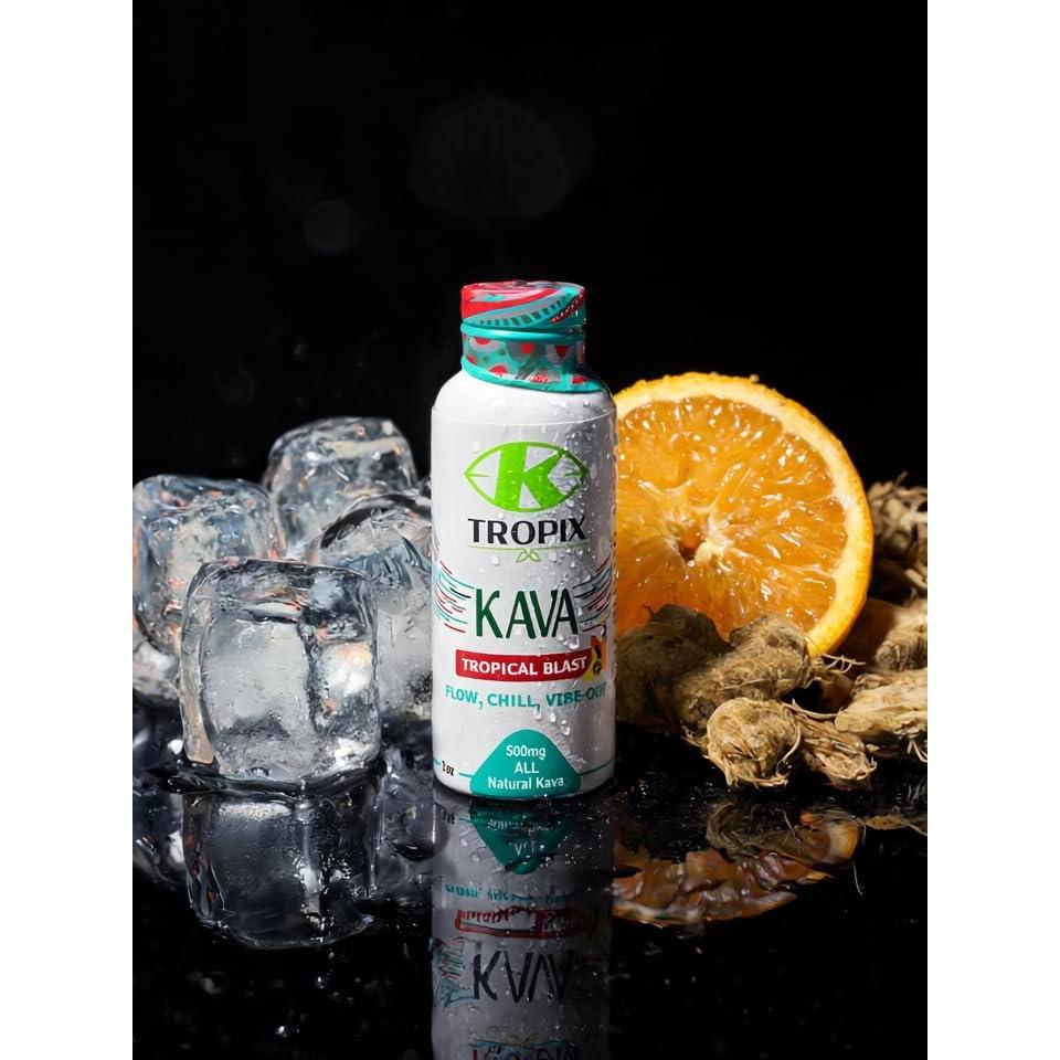 K-Tropix Shot de Kava Tropical 500mg - Suplemento Relajante