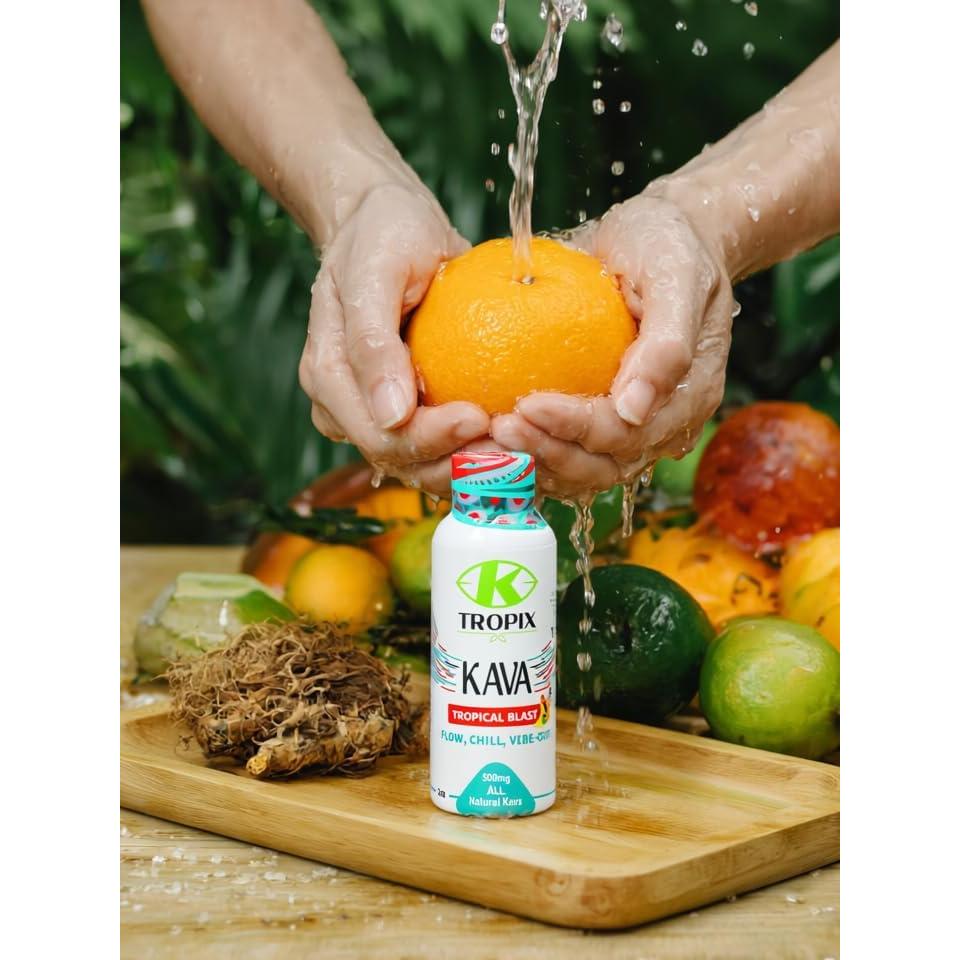 K-Tropix Shot de Kava Tropical 500mg - Suplemento Relajante