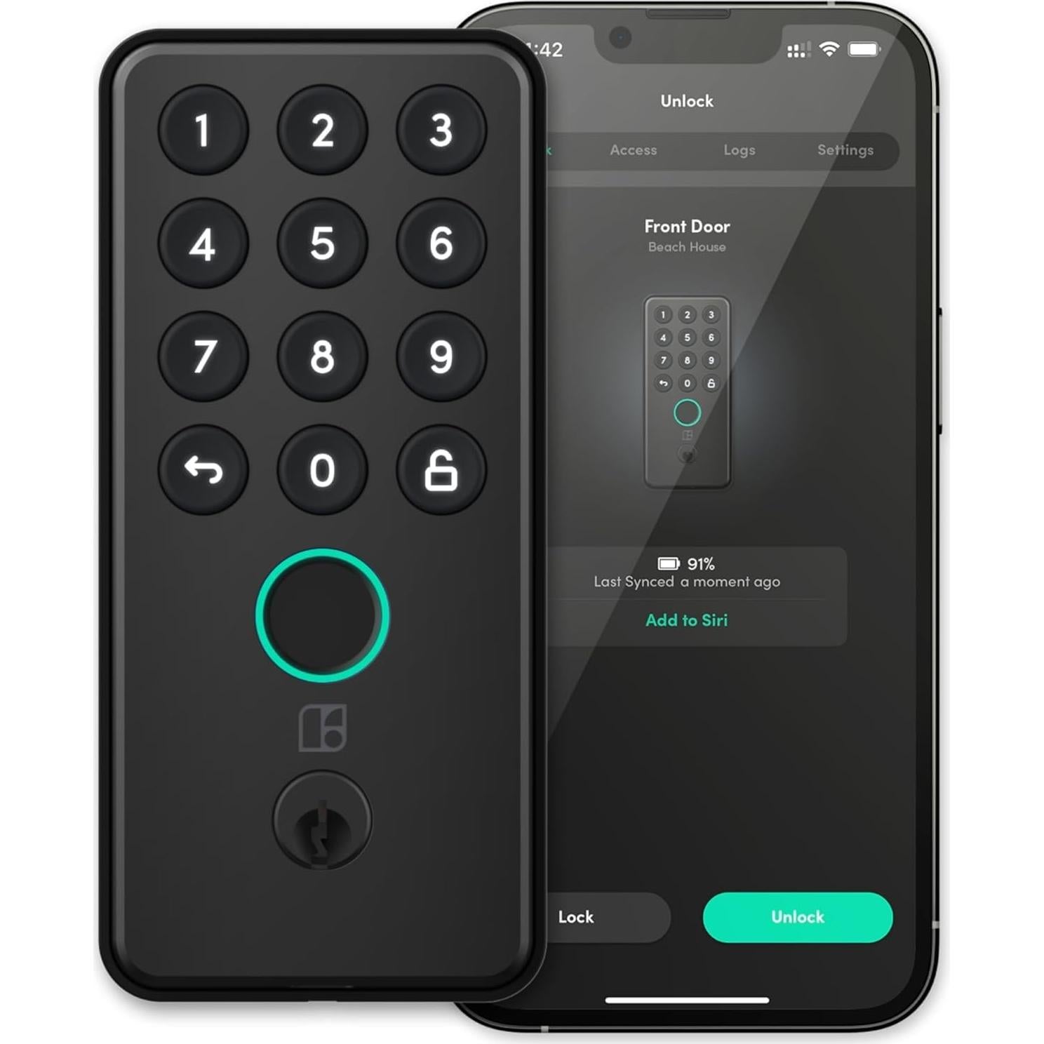 Cerradura Inteligente Igloohome Deadbolt Go con Huella Digital