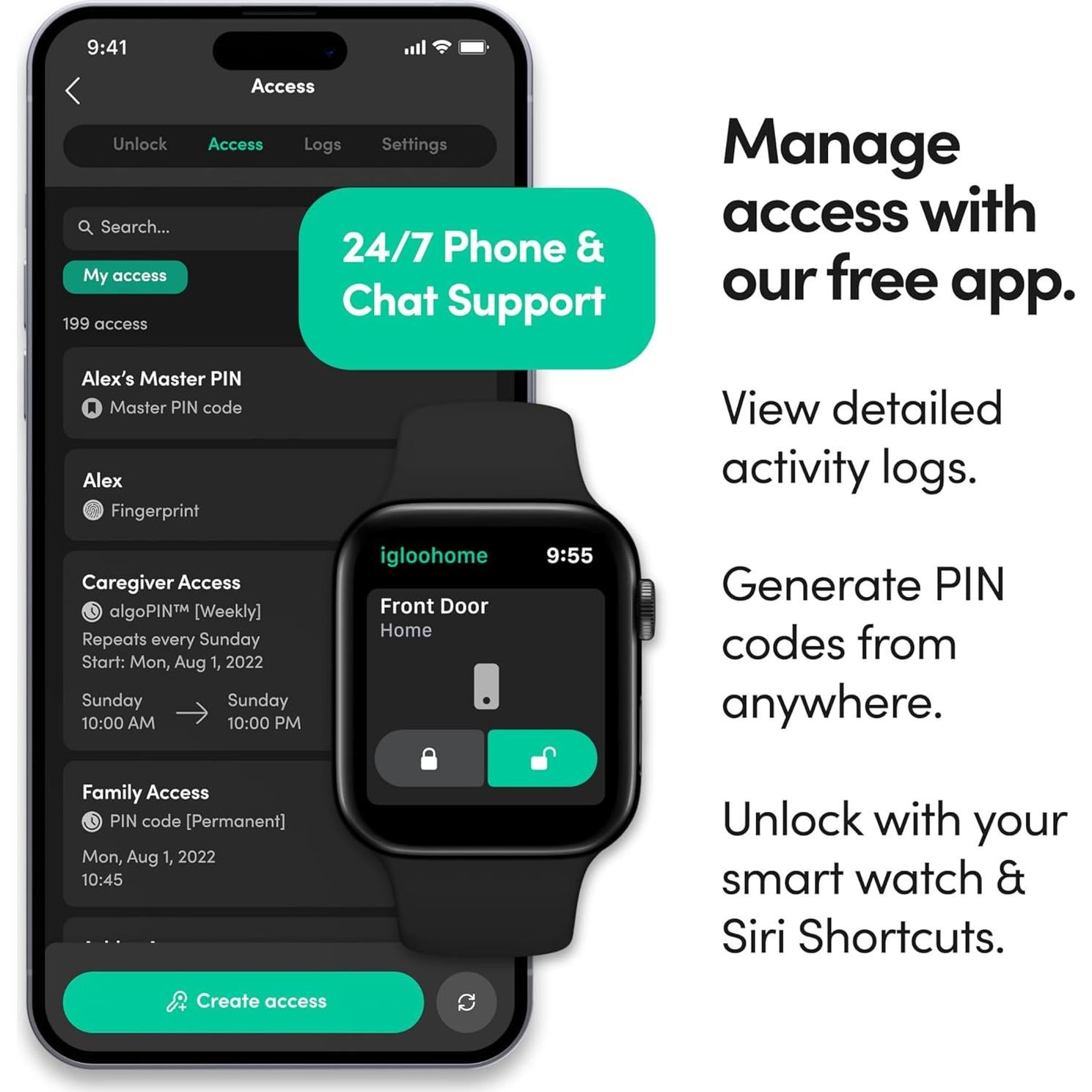 Cerradura Inteligente Igloohome Deadbolt Go con Huella Digital