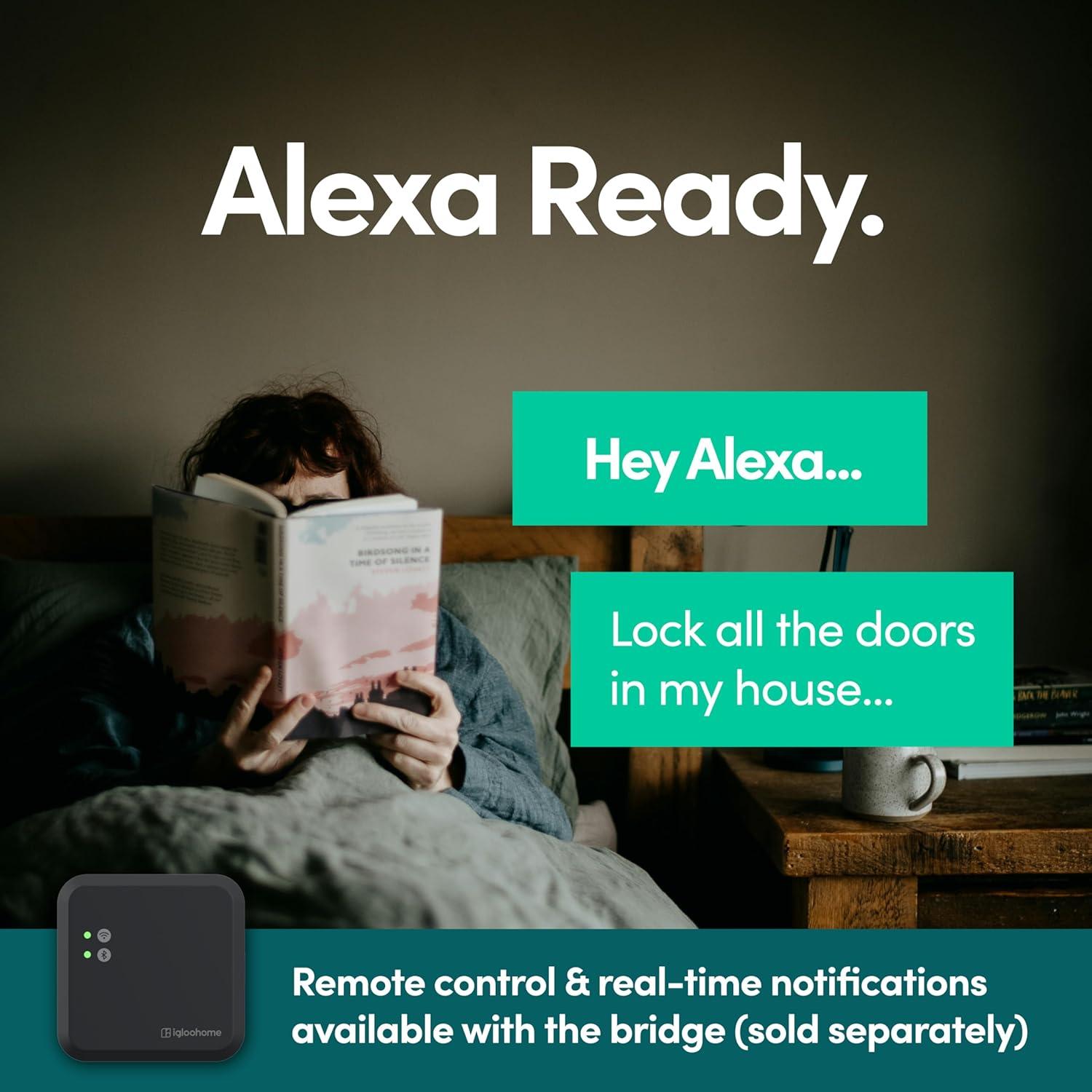 Cerradura Inteligente Igloohome Deadbolt Go con Huella Digital