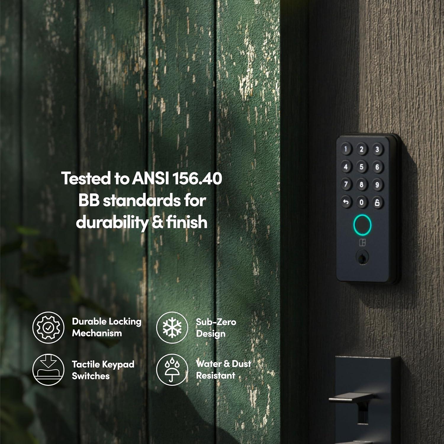 Cerradura Inteligente Igloohome Deadbolt Go con Huella Digital
