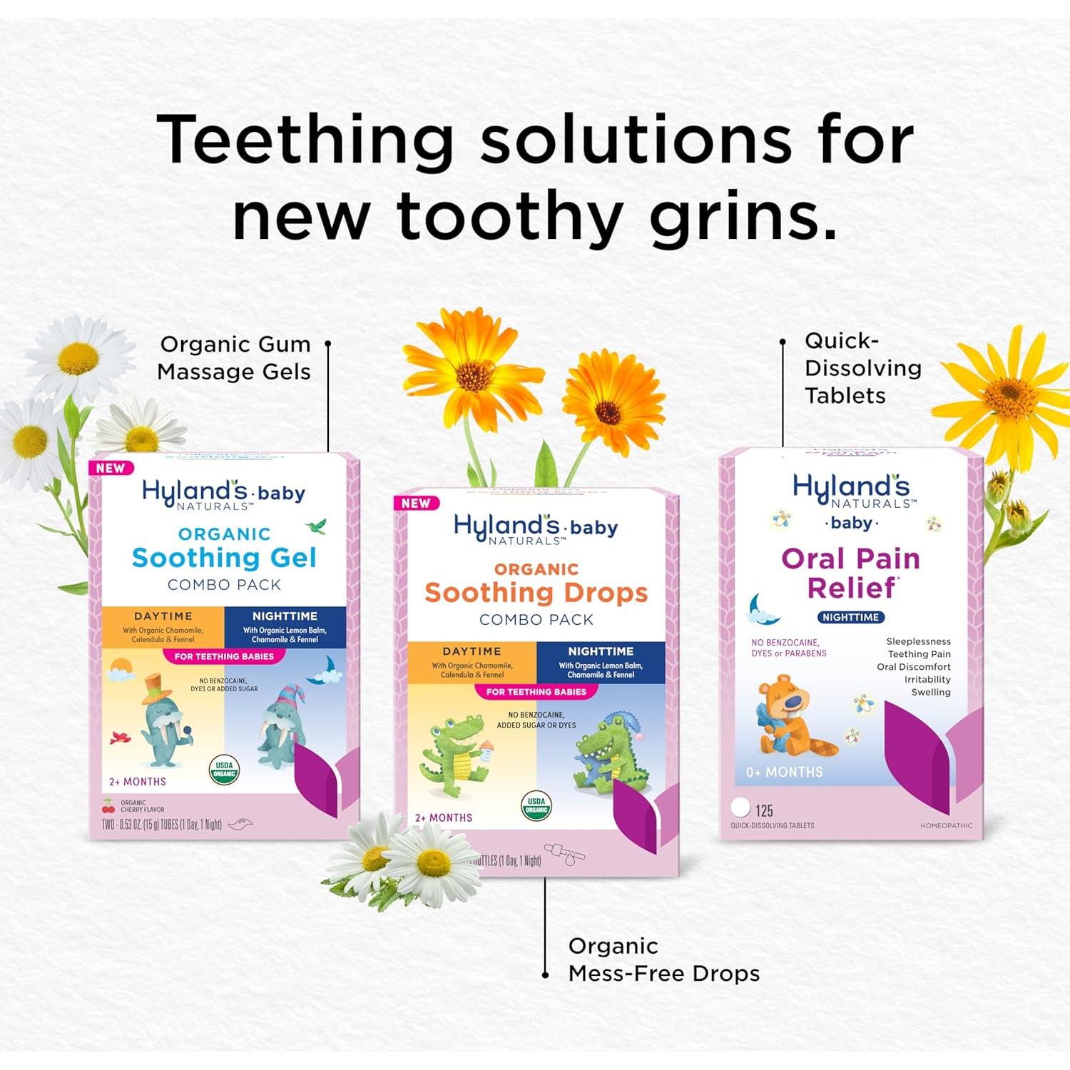 Gotas Calmantes Orgánicas Hyland's Baby Combo Día y Noche 60 ml