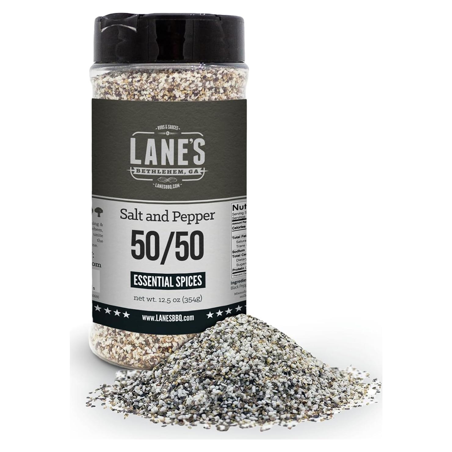 Condimento Sal y Pimienta Gruesa 50/50 Lane 340g Natural