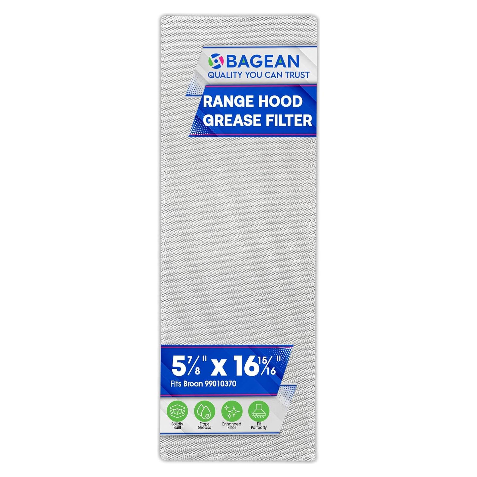 Filtro de Grasa Bagean 14.9 cm x 43 cm para Campana Extractora