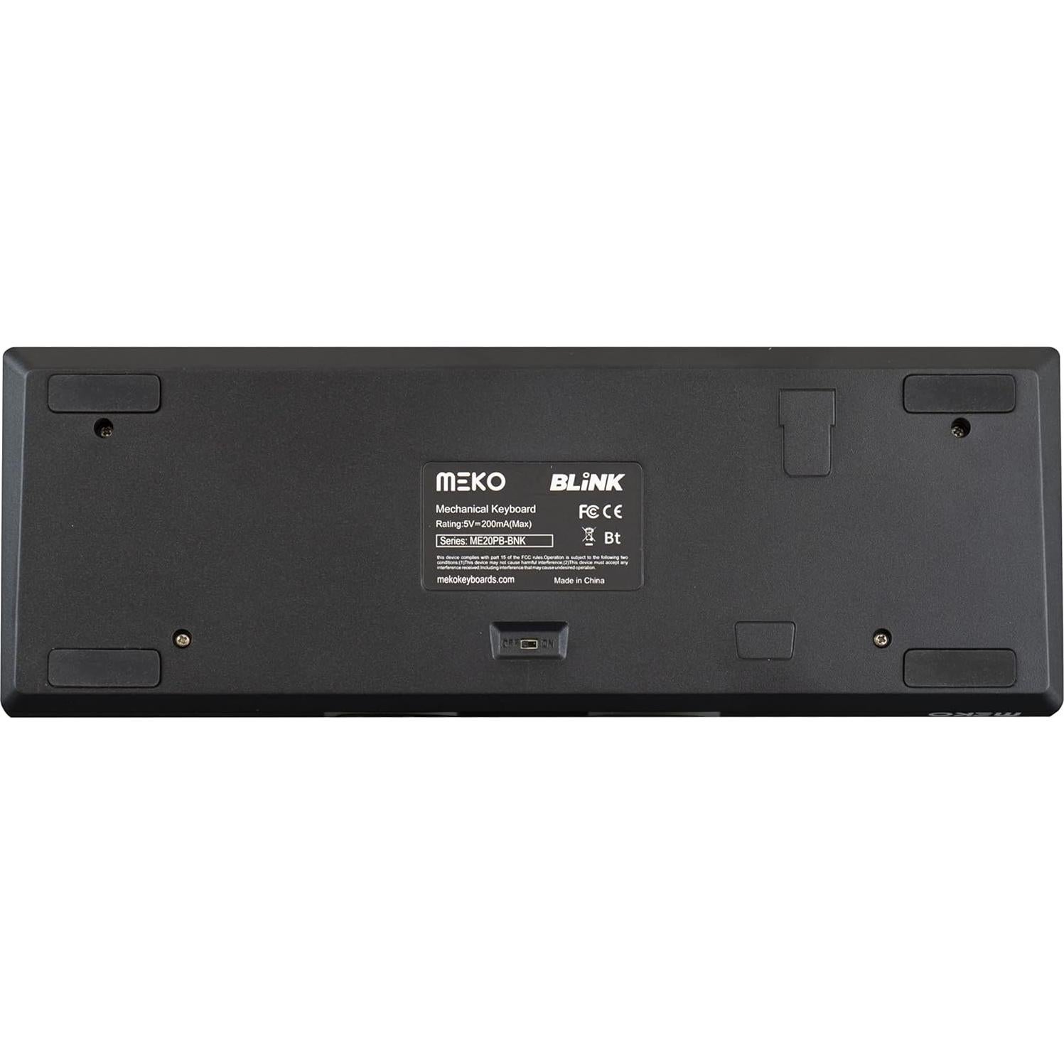 Teclado Mecánico Meko Blink 60% RGB Bluetooth Hotswap