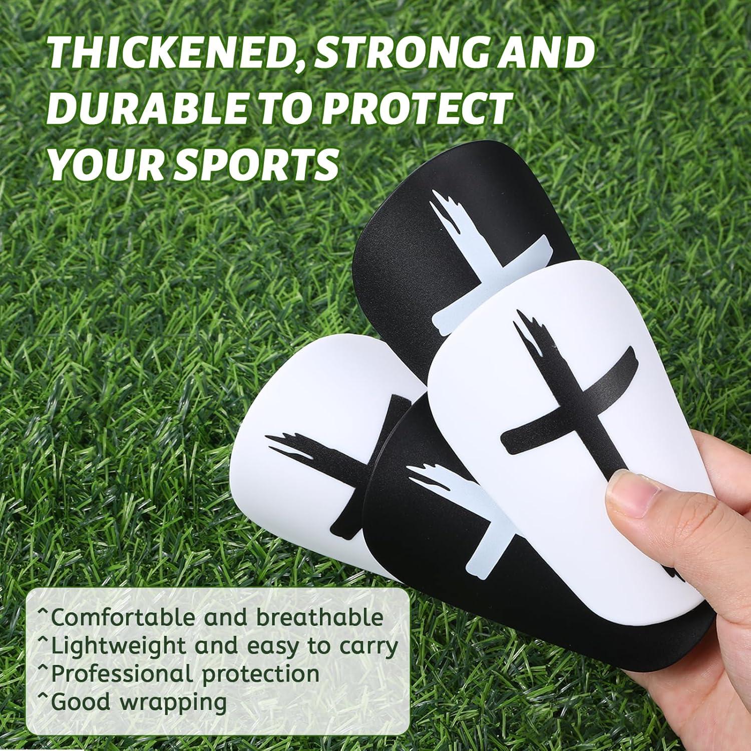 2 Pares Mini Espinilleras Fútbol Niños Heygueo 9.9x5.8cm