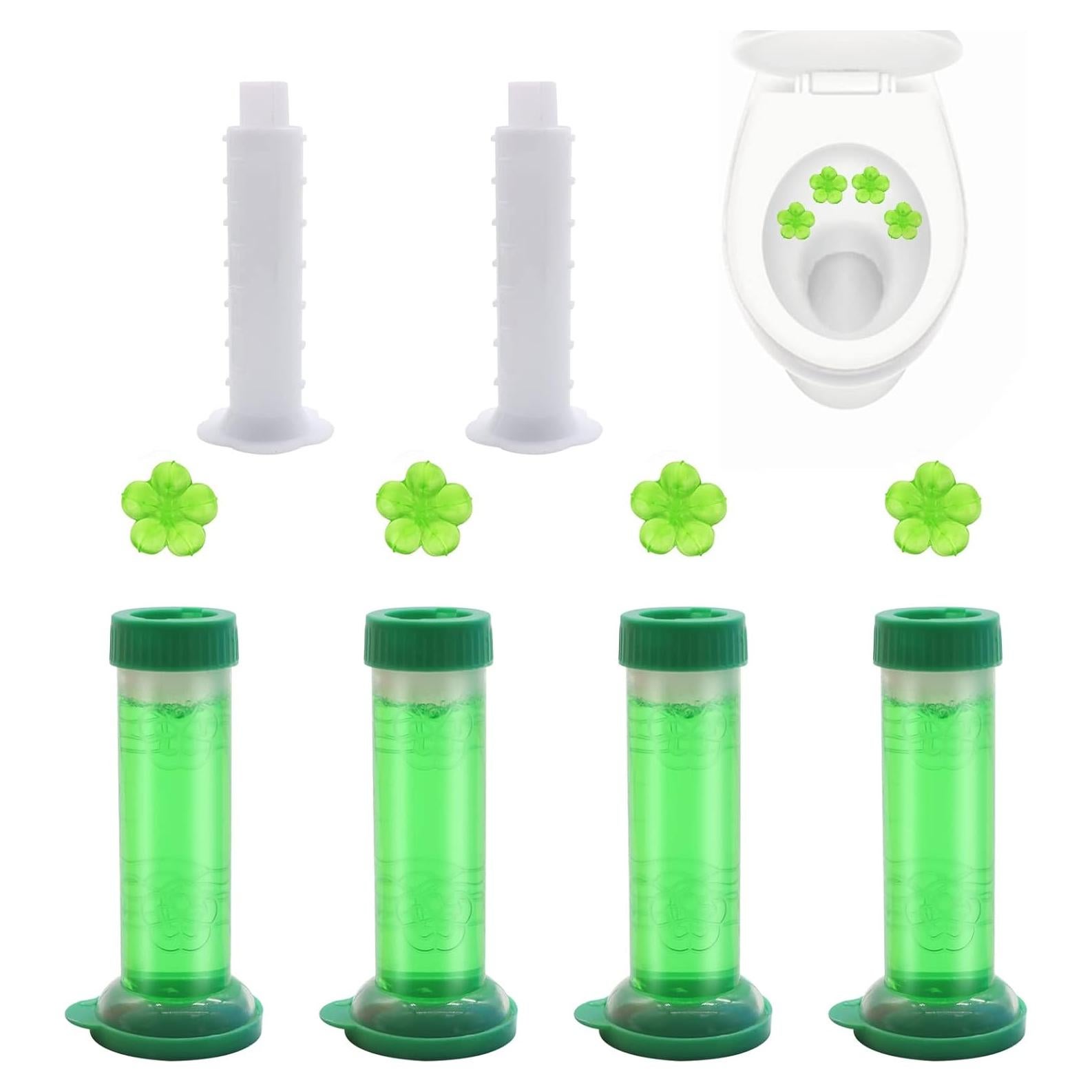 Sello de Gel para Inodoro Ayipaqen 4PCS Aroma Jazmín