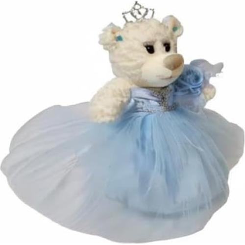 Oso de Peluche 30 cm Mis 15 Años Kinnex Azul Claro