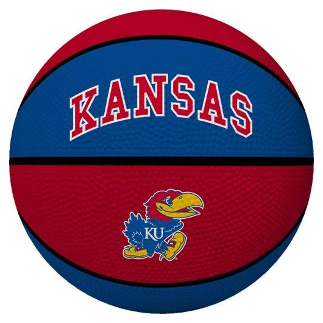 Balón de Baloncesto NCAA Rawlings Jayhawks 29.5" Goma