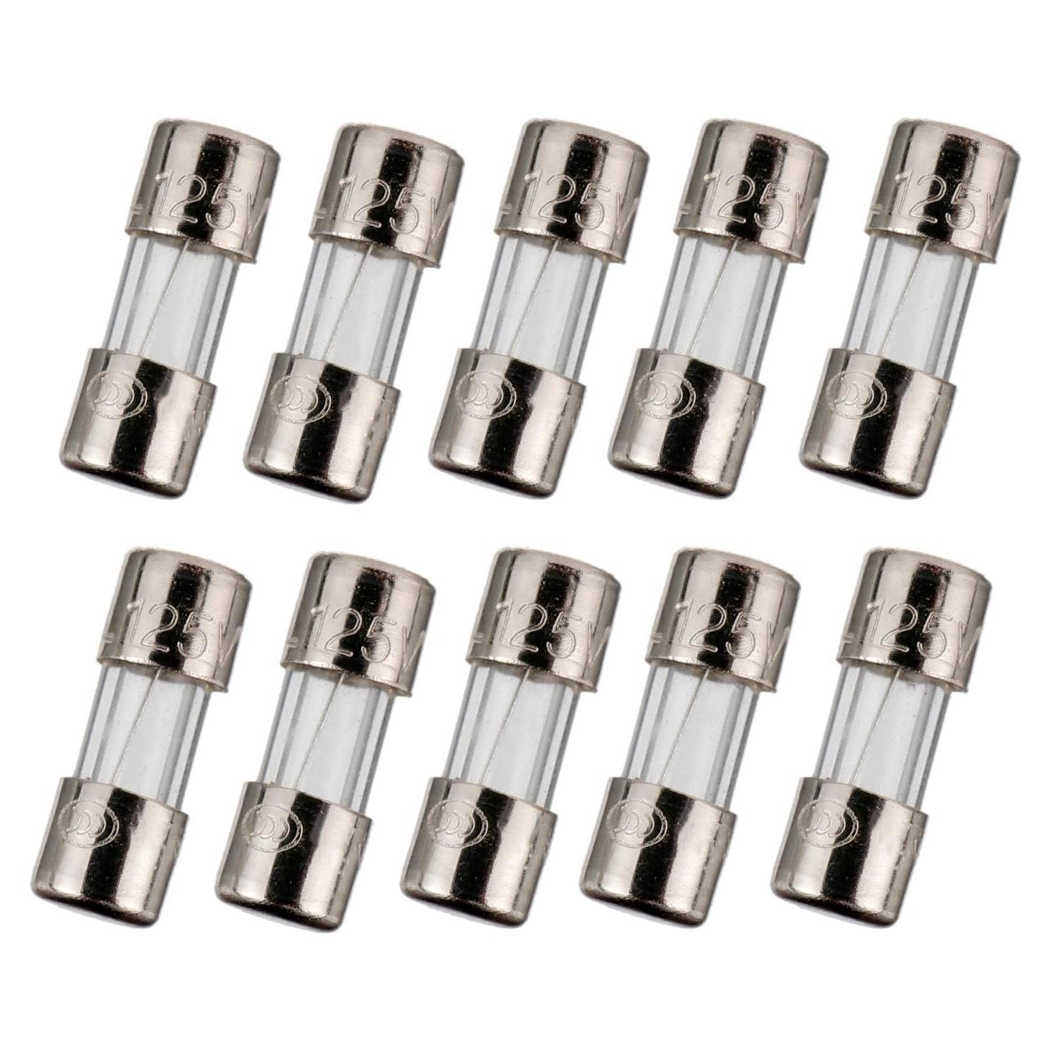 Fusibles de vidrio BOJACK 2.5A 3.6x10mm Paquete de 10