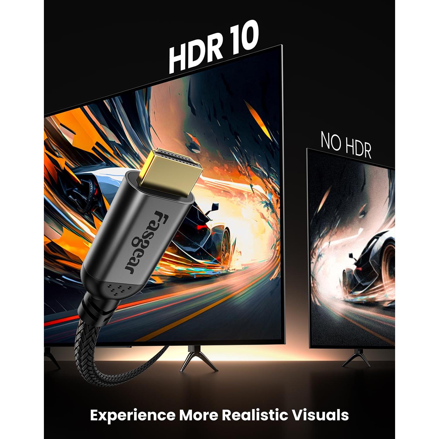 Cable HDMI 2.1 Fasgear 2m Ultra Alta Velocidad 8K@60Hz