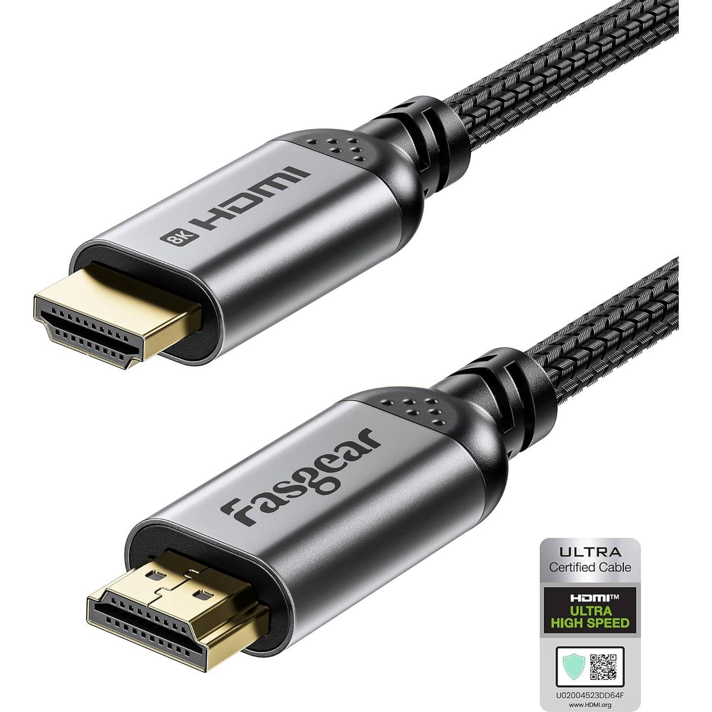 Cable HDMI 2.1 Fasgear 2m Ultra Alta Velocidad 8K@60Hz