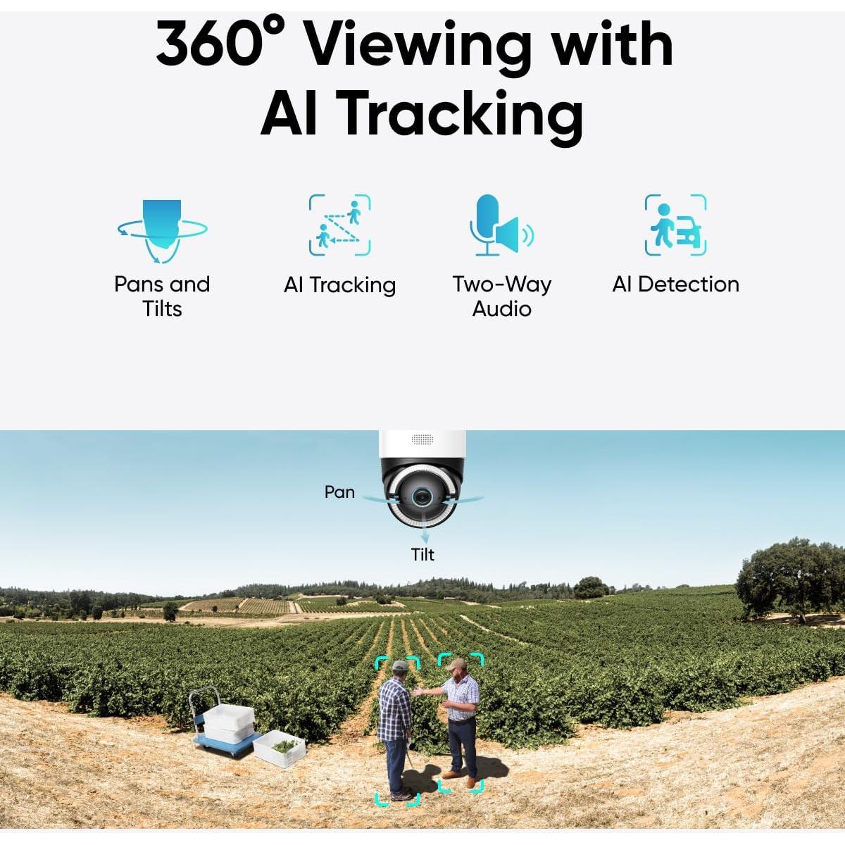Cámara de Seguridad Eufy 4G LTE S330 4K Solar Inalámbrica