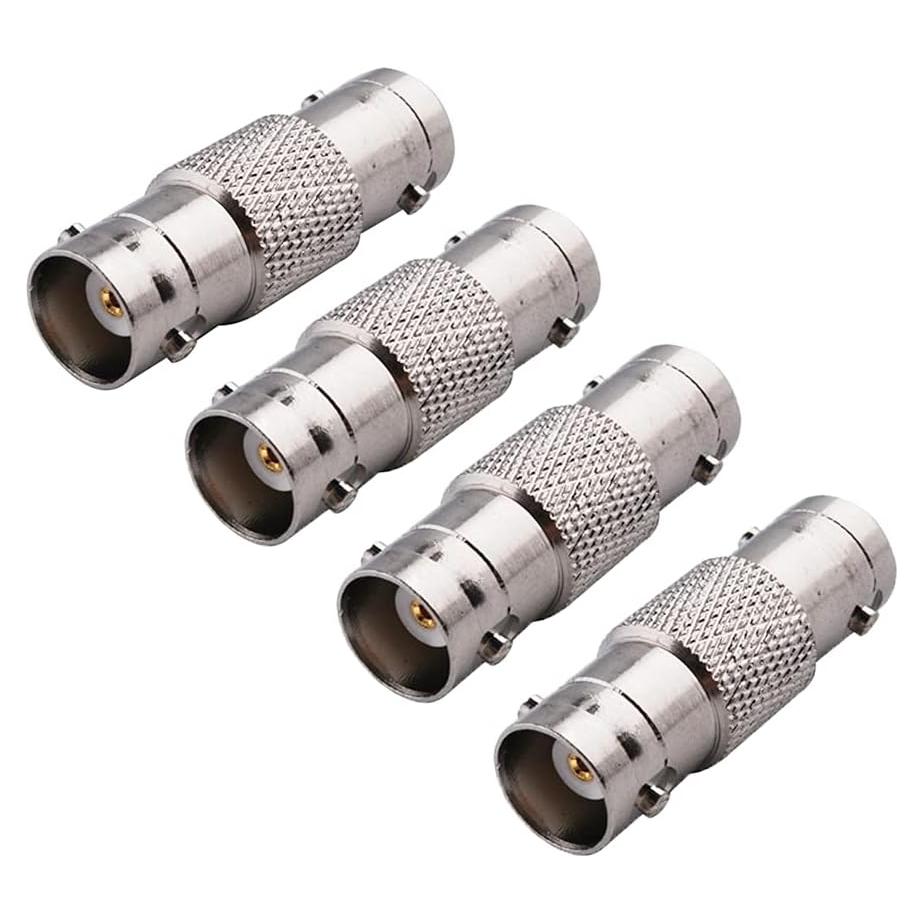 Adaptador BNC Femenino a Femenino RedYutou - Paquete de 4