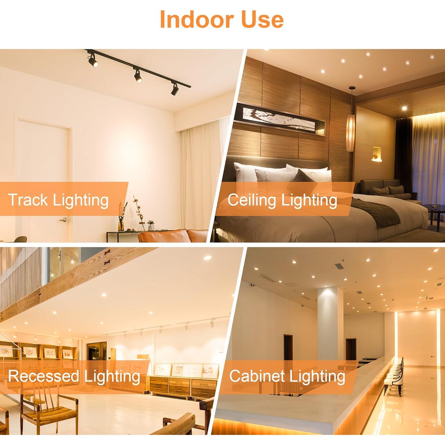 Bombillas LED MR16 Alexpex 10 Unidades 3000K 5W 500LM GU5.3