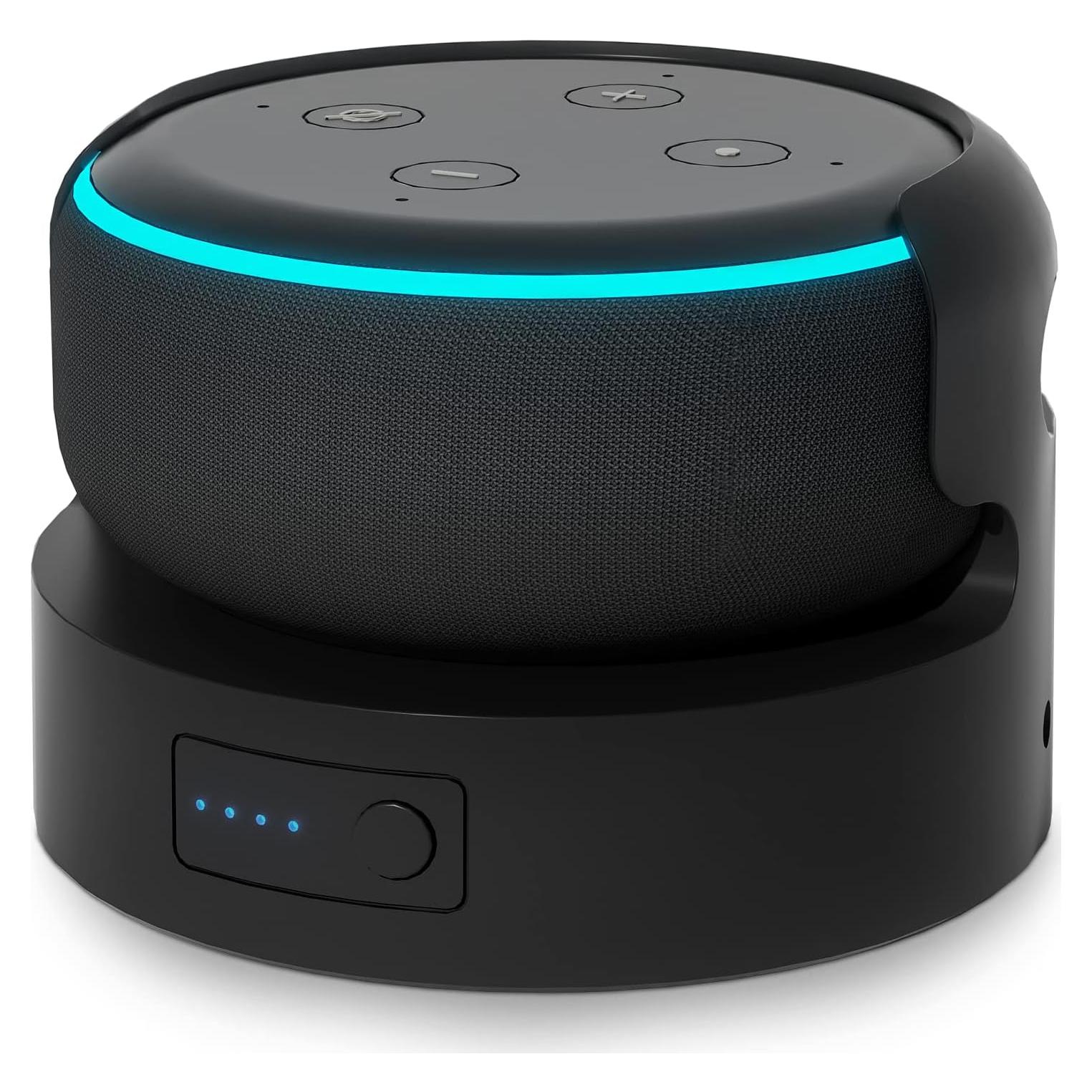 Base de Batería Liboer para Echo Dot 3ra y Google Mini 2