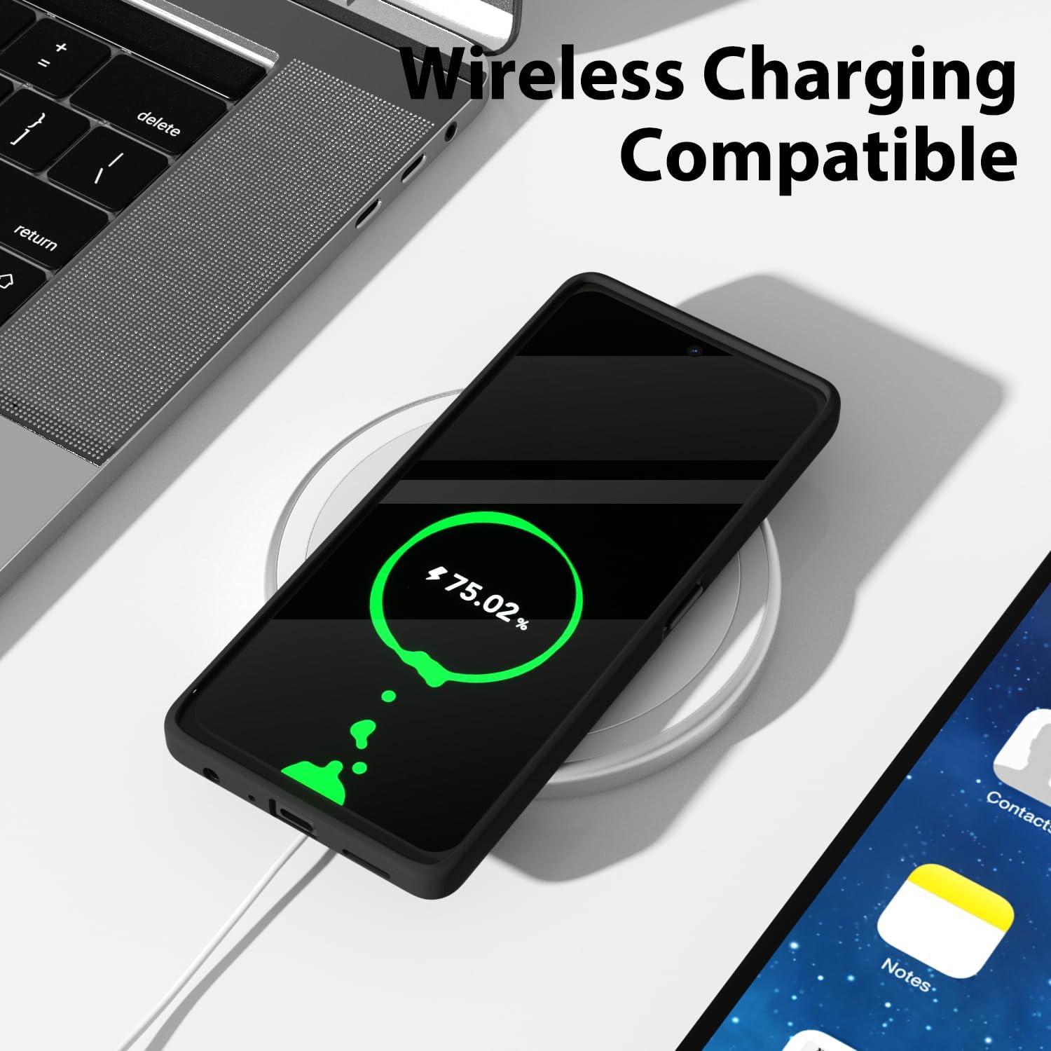 Funda de Silicona Líquida Oakxco para Oneplus Nord N30 5G - Negro