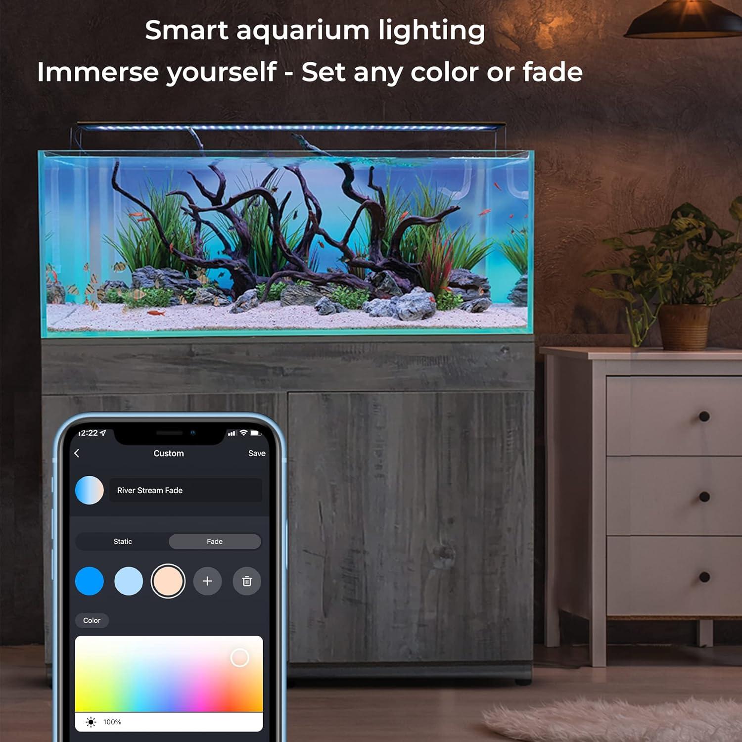 Luz LED para Acuario Current USA ColorPlus 61-89 cm Control App