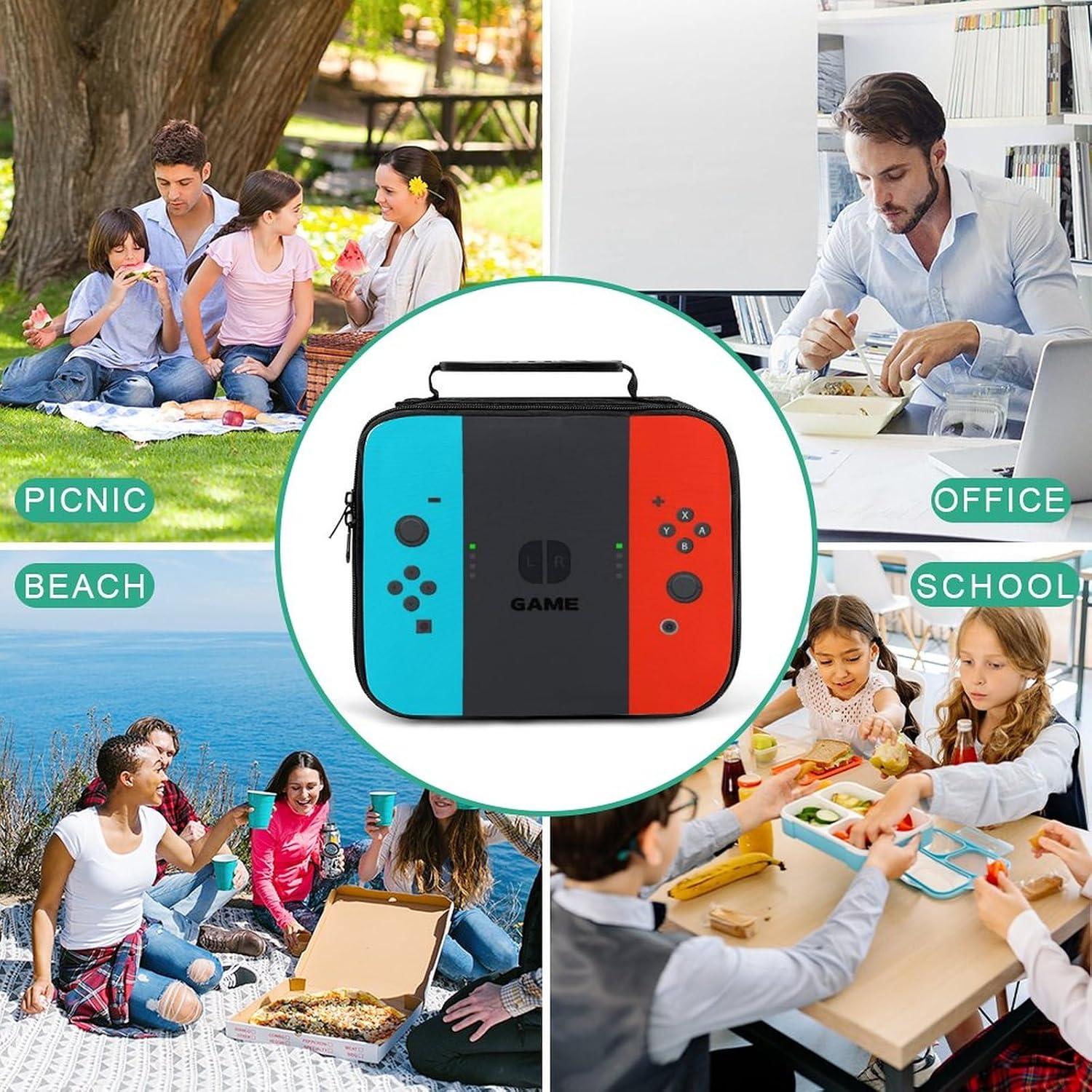 Bolsa de Almuerzo Luatdmx Juego-01 Impermeable Aislante 25x6.5x21cm